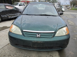 2001 HONDA CIVIC DX GREEN 4DR 1.7L MT A17528